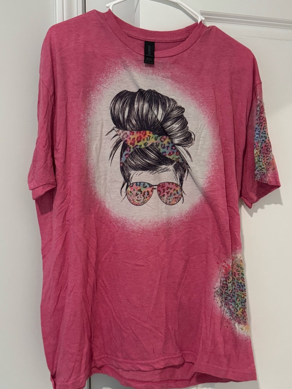 Gildan Pink Ombre Kids Short-Sleeve Tee